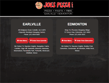 Tablet Screenshot of joespizza.net.au