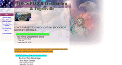 Desktop Screenshot of joespizza.info
